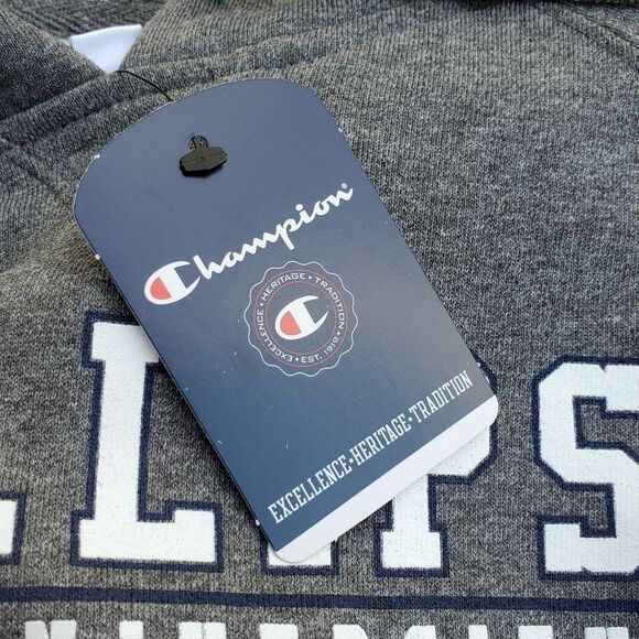 Champion Hoodie Adult Small Gray With College Logo. Phillips Community College - Picture 4 of 6